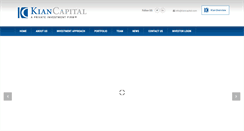 Desktop Screenshot of kiancapital.com
